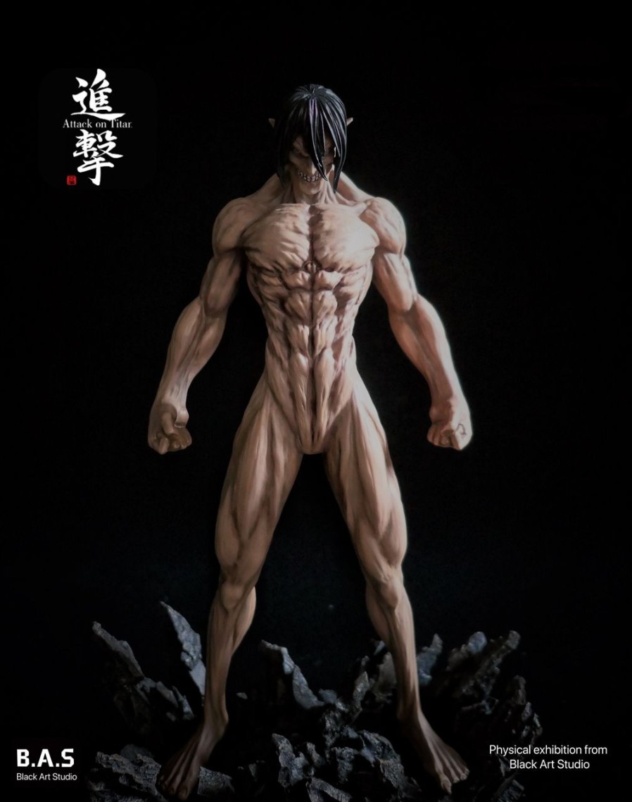 Anime Black Artwork Studio Attack On Titan Gk Figures | [Pre-Order] Attack On Titan Gk Figures - Titan Eren Gk1509 | Gk Figure