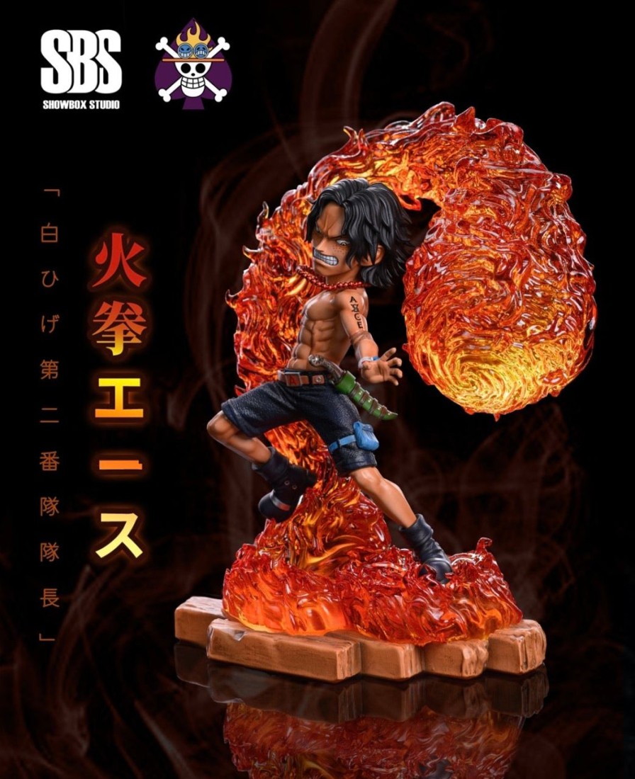 Anime Show Box Studio One Piece Gk Figures | [Pre-Order] One Piece Gk Figures - Show Box Whitebeard Pirates Ace Gk1509 | Gk Figure