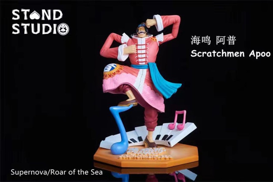 Anime Stand Studio One Piece Gk Figures | [Pre-Order] One Piece Gk Figures - Stand Supernova Series Scratchmen Apoo Gk1509 | Gk Figure