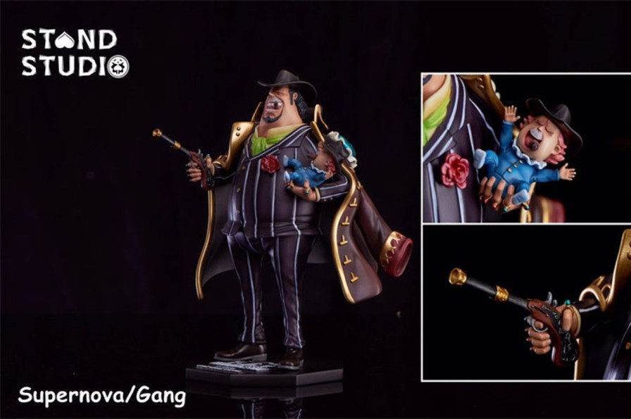 Anime Stand Studio One Piece Gk Figures | [Pre-Order] One Piece Gk Figures - Stand Supernova Series Capone Bege Gk1509 | Gk Figure