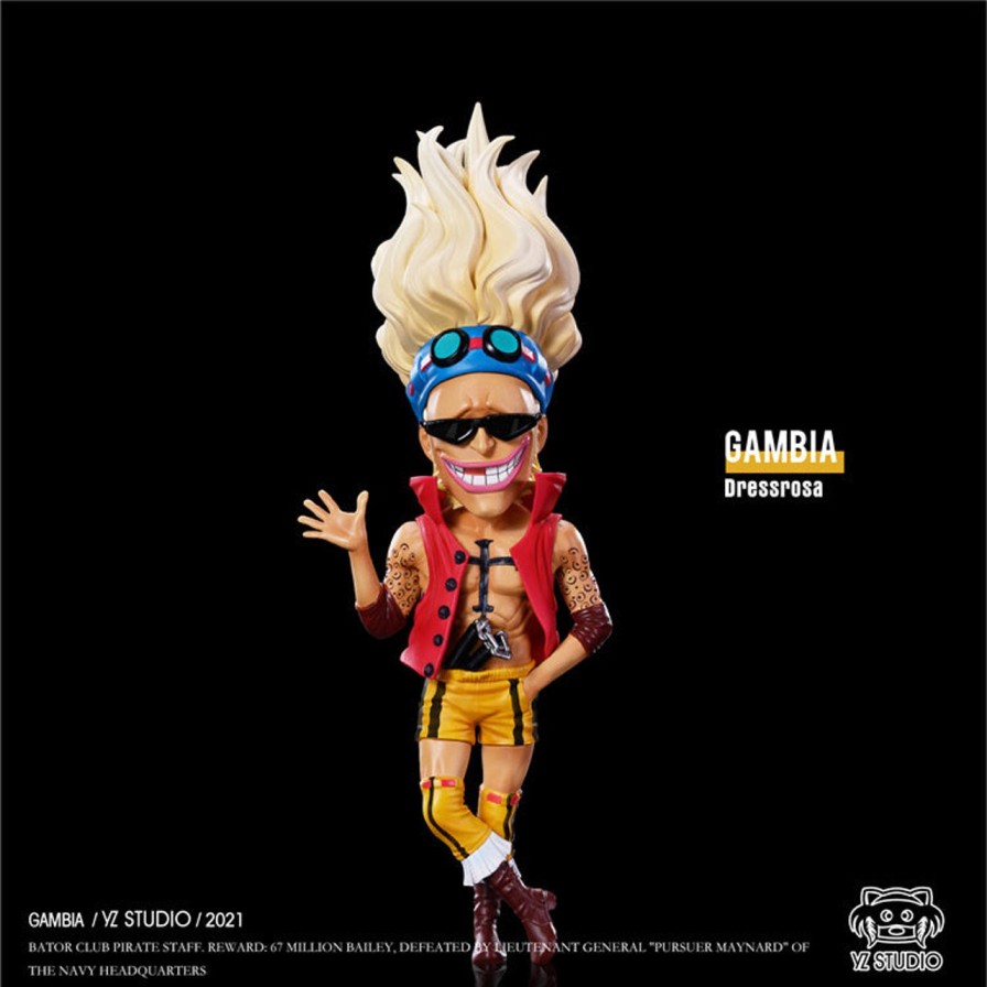 Anime YZ Studio One Piece Gk Figures | [Pre-Order] One Piece Gk Figures - Dressrosa Series The Missionary Gambia Gk1509 | Gk Figure