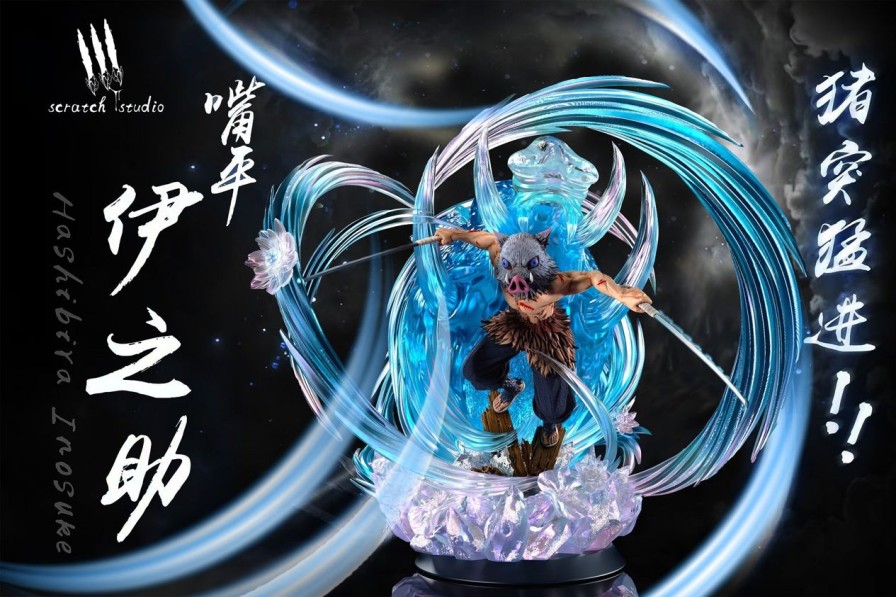 Anime Scratch Studio Demon Slayer Gk Figures | [Pre-Order] Demon Slayer Gk Figures - Beast Breathing Hashibira Inosuke Gk1509 | Gk Figure