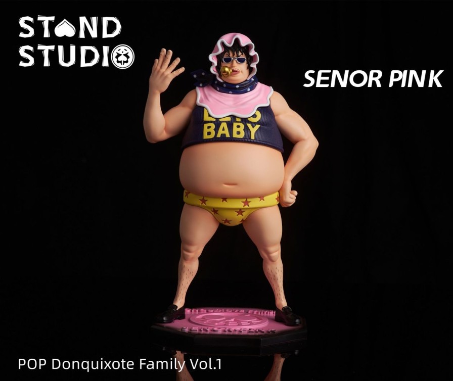 Anime Stand Studio One Piece Gk Figures | [Pre-Order] One Piece Gk Figures - Donquixote Family Senor Pink Gk1509 | Gk Figure