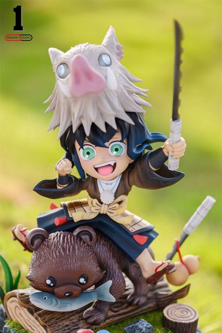 Anime Route 1 Studio Demon Slayer Gk Figures | [Pre-Order] Demon Slayer Gk Figures - Route 1 Inosuke Cosplay Jungle King Gk1509 | Gk Figure