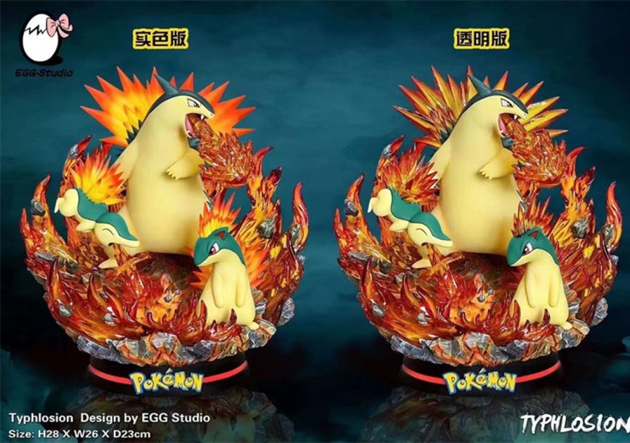 Anime EGG Studio Pokemon Gk Figures | [Pre-Order] Pokemon Gk Figures - Typhlosion Evolution Series Gk1509 | Gk Figure