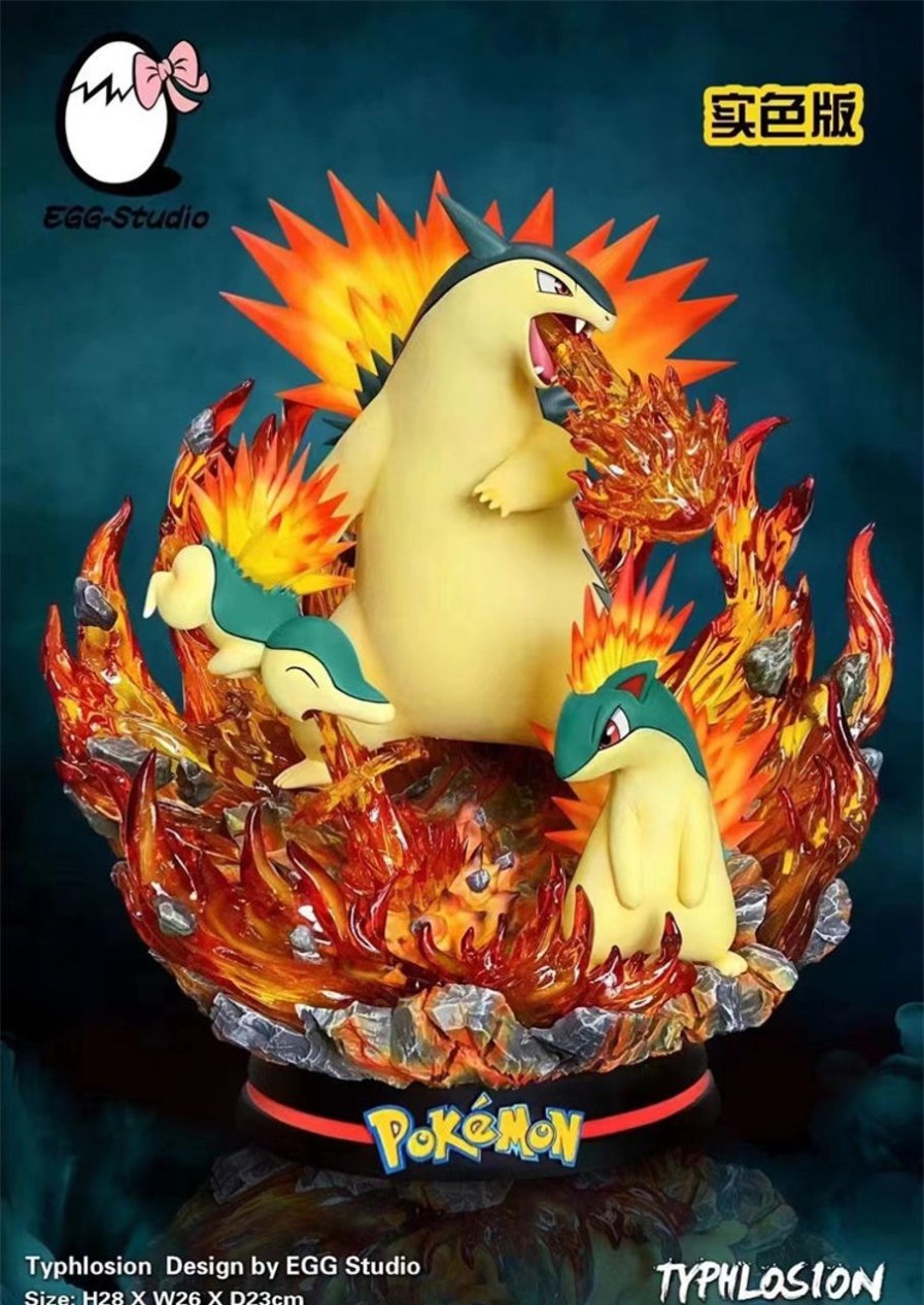 Anime EGG Studio Pokemon Gk Figures | [Pre-Order] Pokemon Gk Figures - Typhlosion Evolution Series Gk1509 | Gk Figure