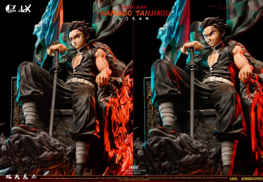 Anime GZ Studio X LX Studios Demon Slayer Gk Figures | [Pre-Order] Demon Slayer Gk Figures - Ghost King Kamado Tanjiro Gk1509 | Gk Figure