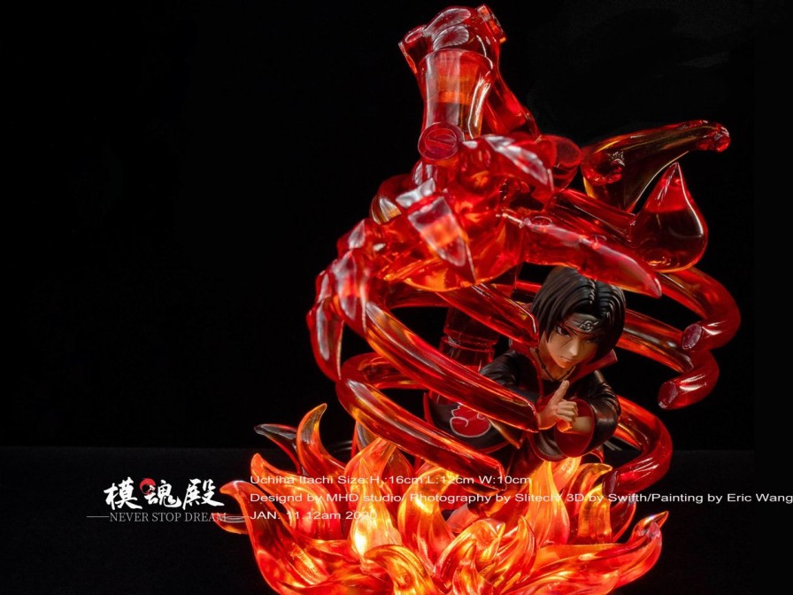 Anime MHD Studio Naruto Gk Figures | [Instock] Naruto Gk Figures - Uchiha Itachi - Akatsuki Series #1 Gk1509 | Gk Figure