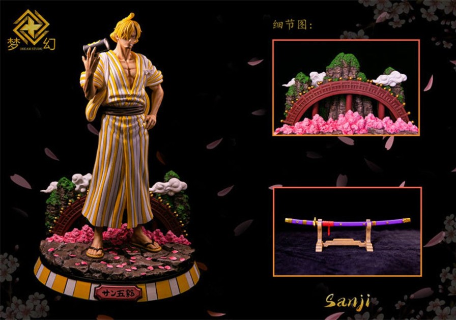 Anime Dream Studio One Piece Gk Figures | [Pre-Order] One Piece Gk Figures - Dream Wano Country Series Vinsmoke Sanji Gk1509 | Gk Figure