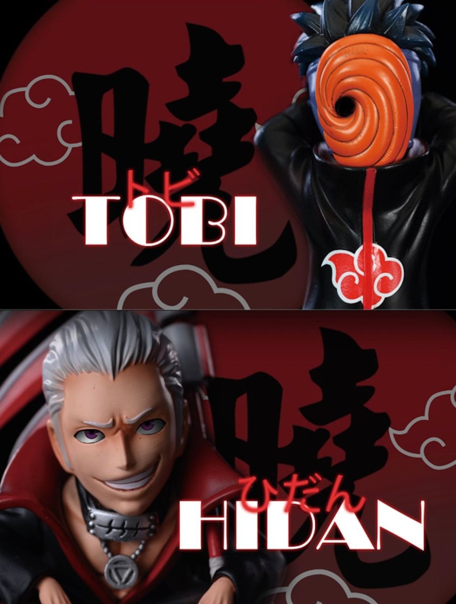 Anime 258W Studio Naruto Gk Figures | [Pre-Order] Naruto Gk Figures - Naruto Akatsuki Series Tobi And Hidan Gk1509 | Gk Figure