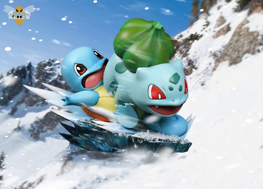 Anime Wasp Studio Pokemon Gk Figures | [Pre-Order] Pokemon Gk Figures - Bulbasaur And Squirtle Gk1509 | Gk Figure