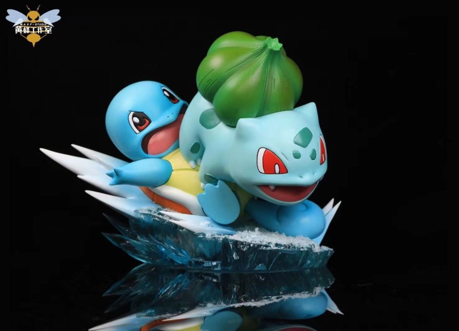 Anime Wasp Studio Pokemon Gk Figures | [Pre-Order] Pokemon Gk Figures - Bulbasaur And Squirtle Gk1509 | Gk Figure