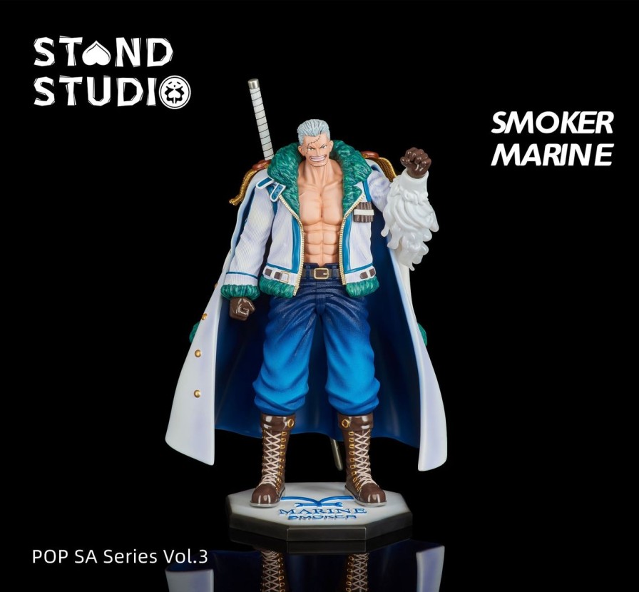 Anime Stand Studio One Piece Gk Figures | [Pre-Order] One Piece Gk Figures - Marine Series Smoker Gk1509 | Gk Figure