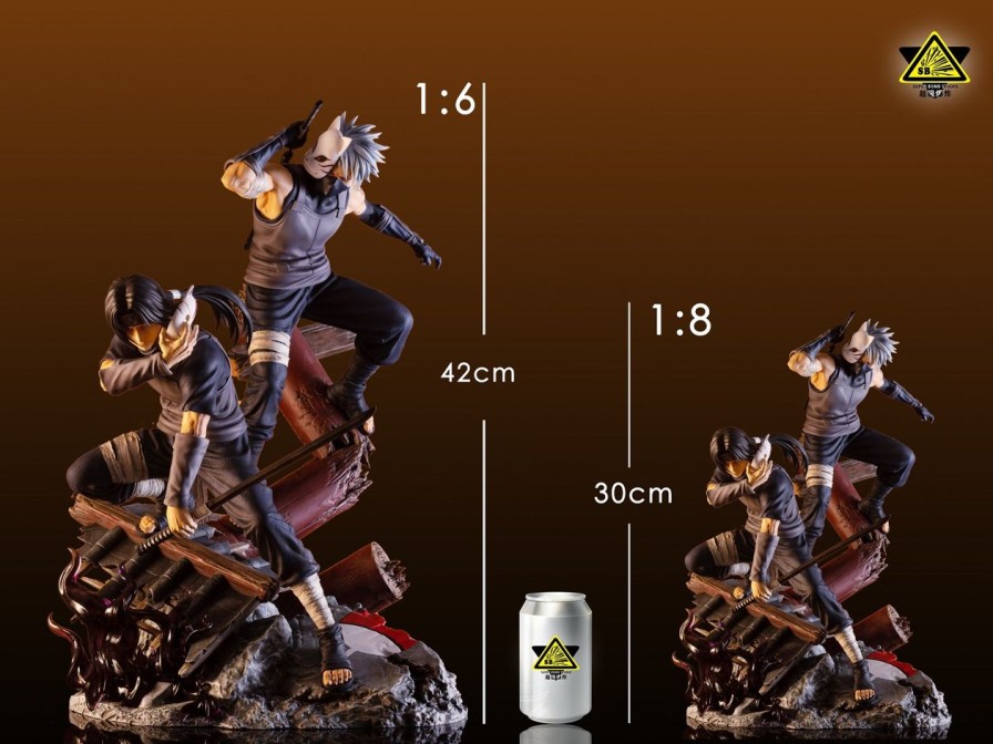 Anime Tremendous Bomb Studio Naruto Gk Figures | [Pre-Order] Naruto Gk Figures - Anbu Kakashi And Itachi Gk1509 | Gk Figure