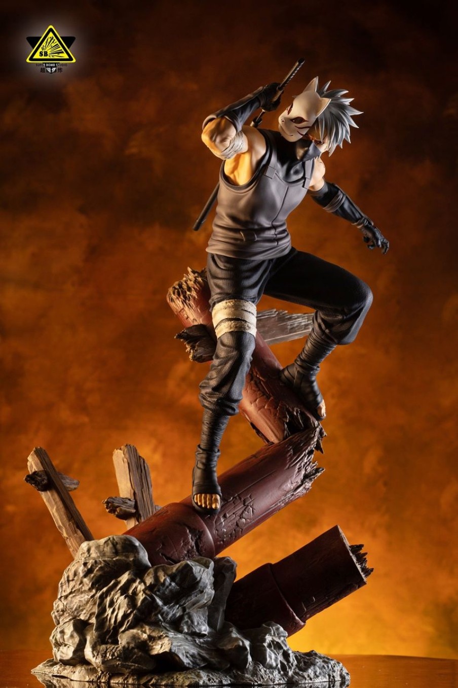 Anime Tremendous Bomb Studio Naruto Gk Figures | [Pre-Order] Naruto Gk Figures - Anbu Kakashi And Itachi Gk1509 | Gk Figure