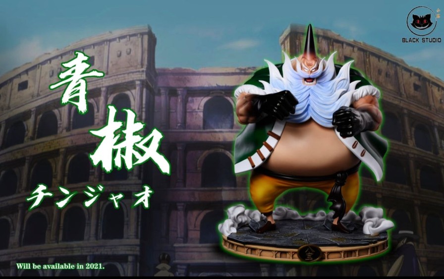 Anime Black Studio One Piece Gk Figures | [Pre-Order] One Piece Gk Figures - Black Corrida Colosseum Series Chinjao Gk1509 | Gk Figure