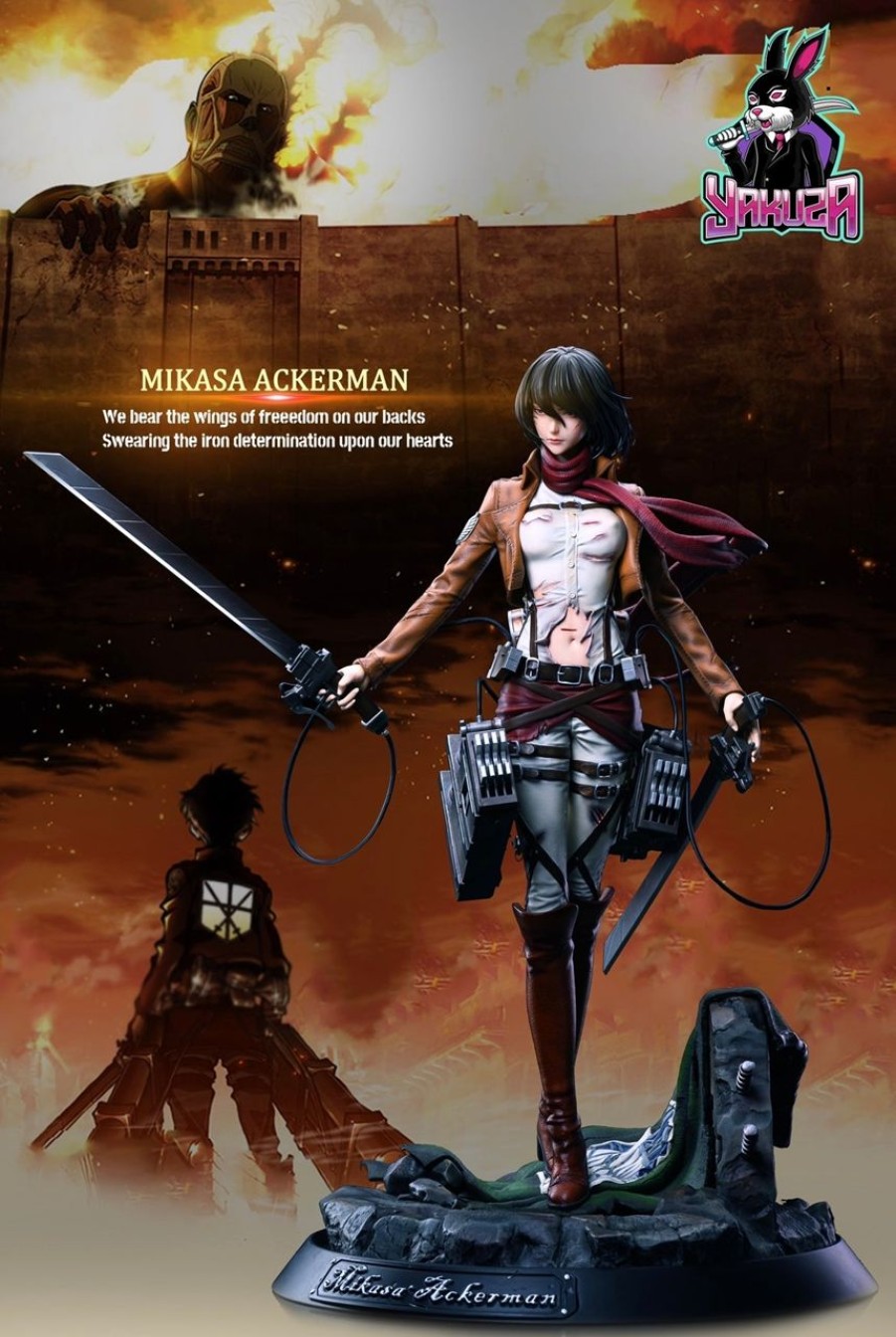 Anime Yakuza Studio Attack On Titan Gk Figures | [Pre-Order] Attack On Titan Gk Figures - Mikasa Ackerman Gk1509 | Gk Figure