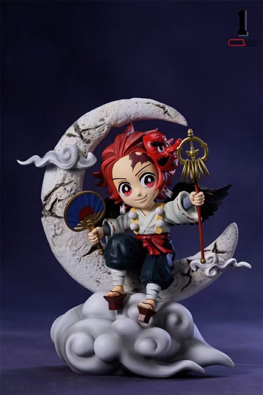 Anime Route 1 Studio Demon Slayer Gk Figures | [Pre-Order] Demon Slayer Gk Figures - Route 1 Tanjiro Cosplay Hantengu Gk1509 | Gk Figure