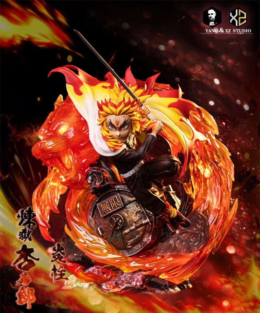 Anime XS Studios X Yang Studios Demon Slayer Gk Figures | [Pre-Order] Demon Slayer Gk Figures - Flame Pillar Rengoku Kyojuro Gk1509 | Gk Figure