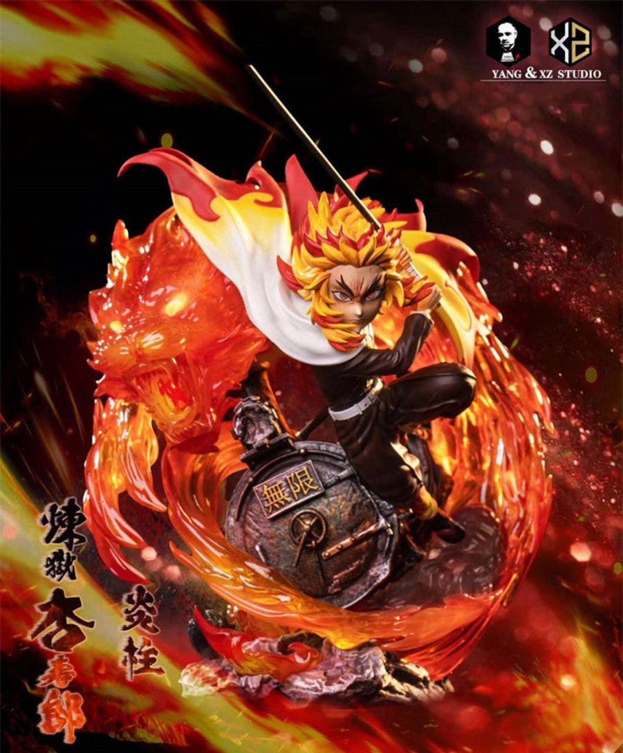 Anime XS Studios X Yang Studios Demon Slayer Gk Figures | [Pre-Order] Demon Slayer Gk Figures - Flame Pillar Rengoku Kyojuro Gk1509 | Gk Figure