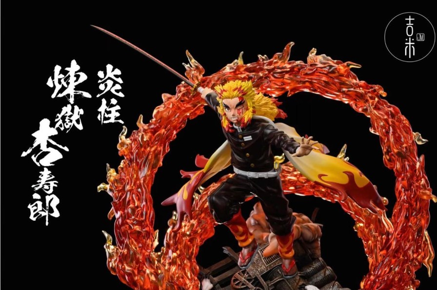 Anime JM Studio Demon Slayer Gk Figures | [Pre-Order] Demon Slayer Gk Figures - Flame Pillar Rengoku Kyojuro Mugen Train Gk1509 | Gk Figure