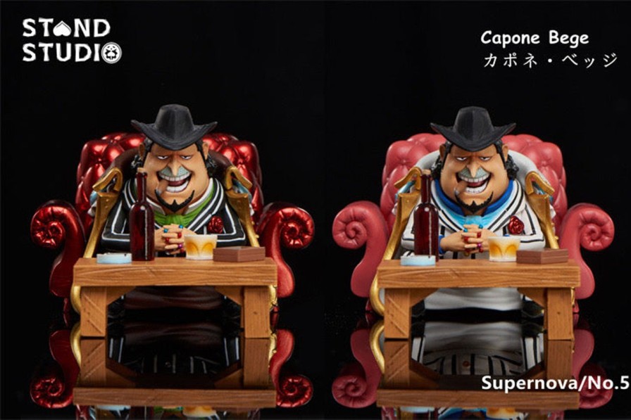 Anime Stand Studio  One Piece Gk Figures | [Pre-Order] One Piece Gk Figures - Stand Supernova Capone Bege Gk1509 | Gk Figure