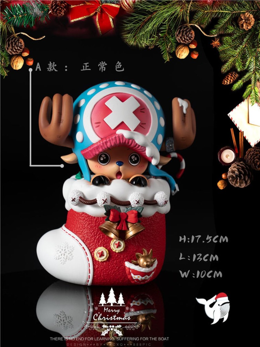 Anime Whale Studios  One Piece Gk Figures | [Pre-Order] One Piece Gk Figures - Christmas Socks Chopper Gk1509 | Gk Figure