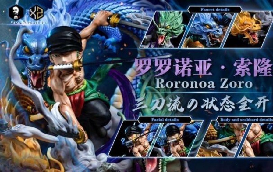 Anime XS Studios X Yang Studios One Piece Gk Figures | [Instock] One Piece Gk Figures - One Piece Roronoa Zoro Gk1509 | Gk Figure