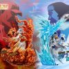 Anime Huan Zhou Studio One Piece Gk Figures | [Pre-Order] One Piece Gk Figures - Marine Admiral Sakazuki Akainu And Kuzan Aokiji Gk1509 | Gk Figure