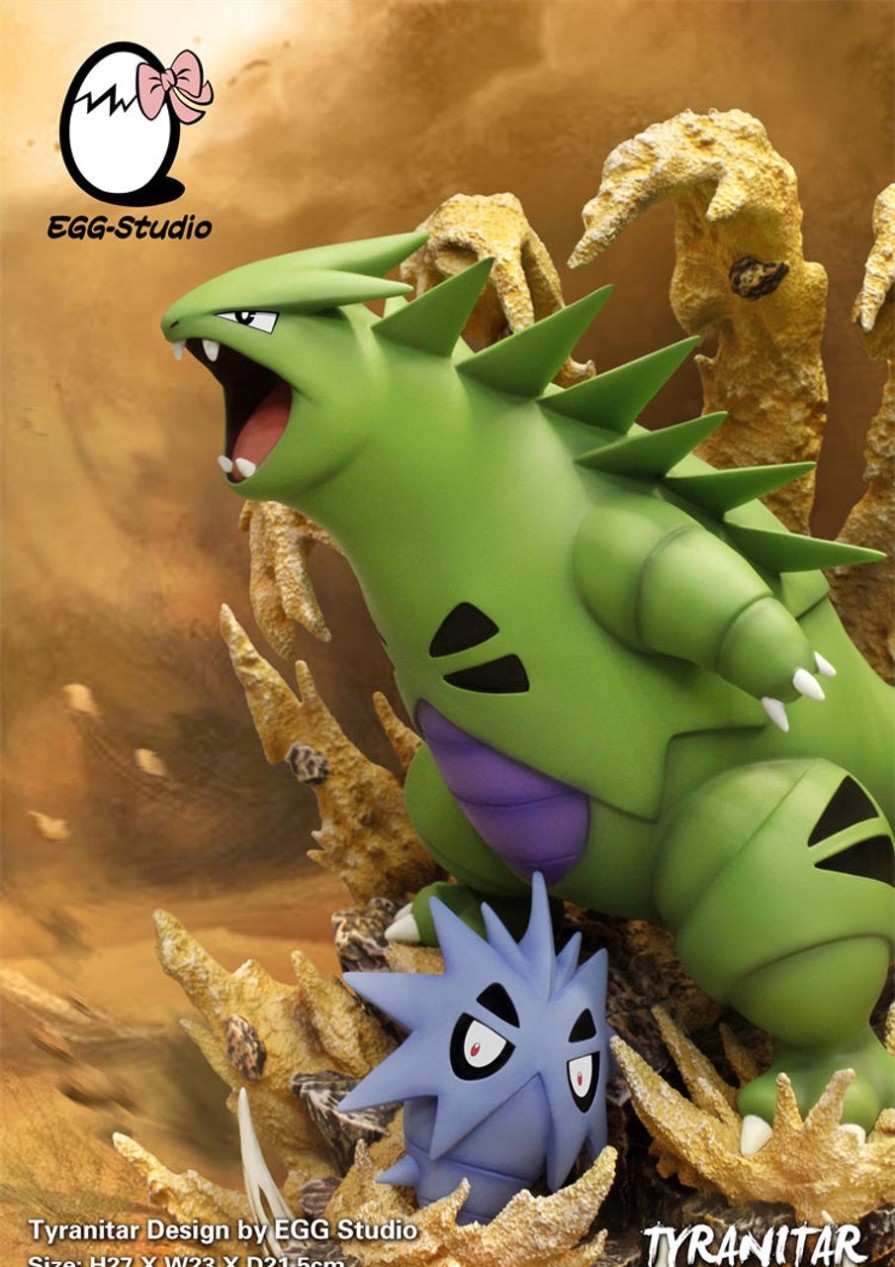 Anime EGG Studio Pokemon Gk Figures | [Instock] Pokemon Gk Figures - Tyranitar Evolution Series Gk1509 | Gk Figure