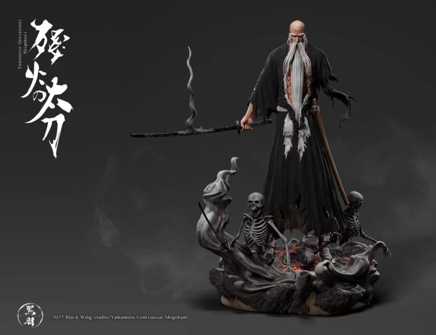 Anime Black Wing Studio Bleach Gk Figures | [Pre-Order] Bleach Gk Figures - Yamamoto Genryuusai Shigekuni Gk1509 | Gk Figure