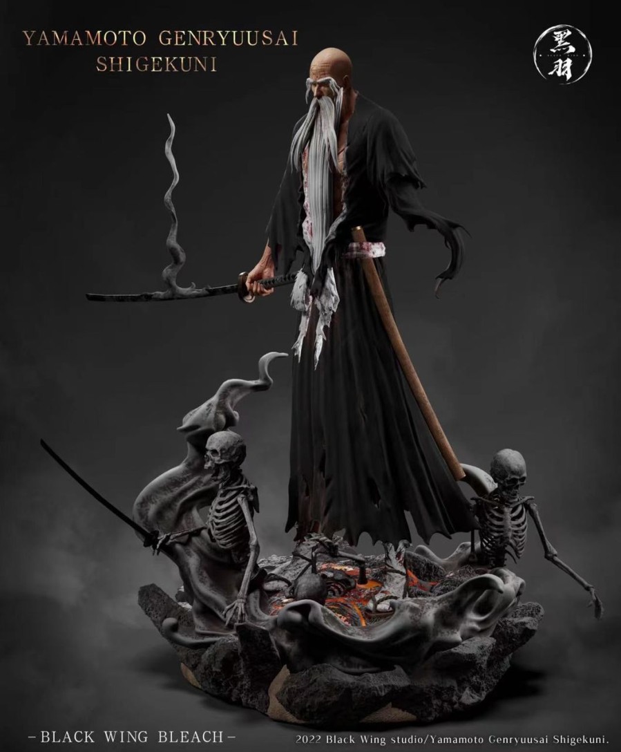 Anime Black Wing Studio Bleach Gk Figures | [Pre-Order] Bleach Gk Figures - Yamamoto Genryuusai Shigekuni Gk1509 | Gk Figure