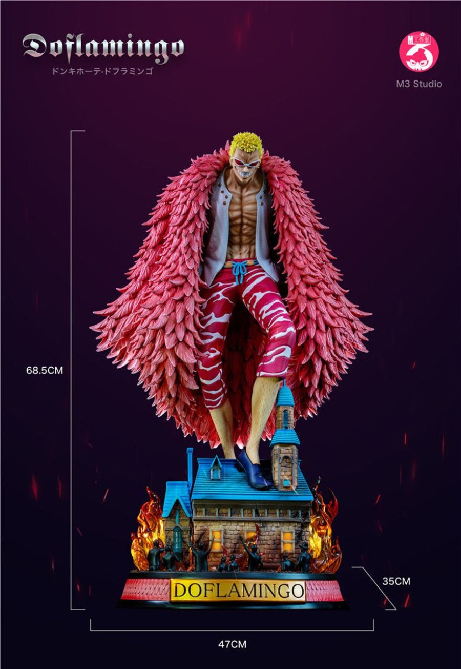 Anime M3 Studio One Piece Gk Figures | [Pre-Order] One Piece Gk Figures - M3 Donquixote Doflamingo Gk1509 | Gk Figure