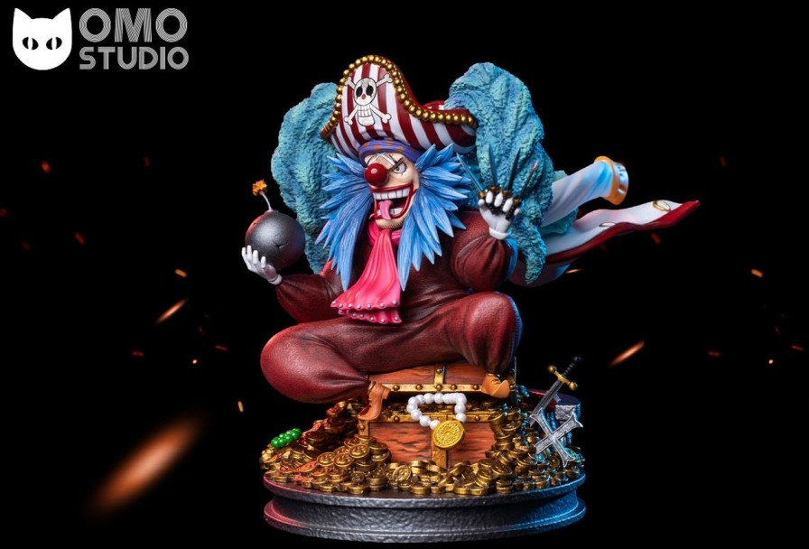 Anime OMO Studio One Piece Gk Figures | [Pre-Order] One Piece Gk Figures - Shichibukai Series Buggy Gk1509 | Gk Figure