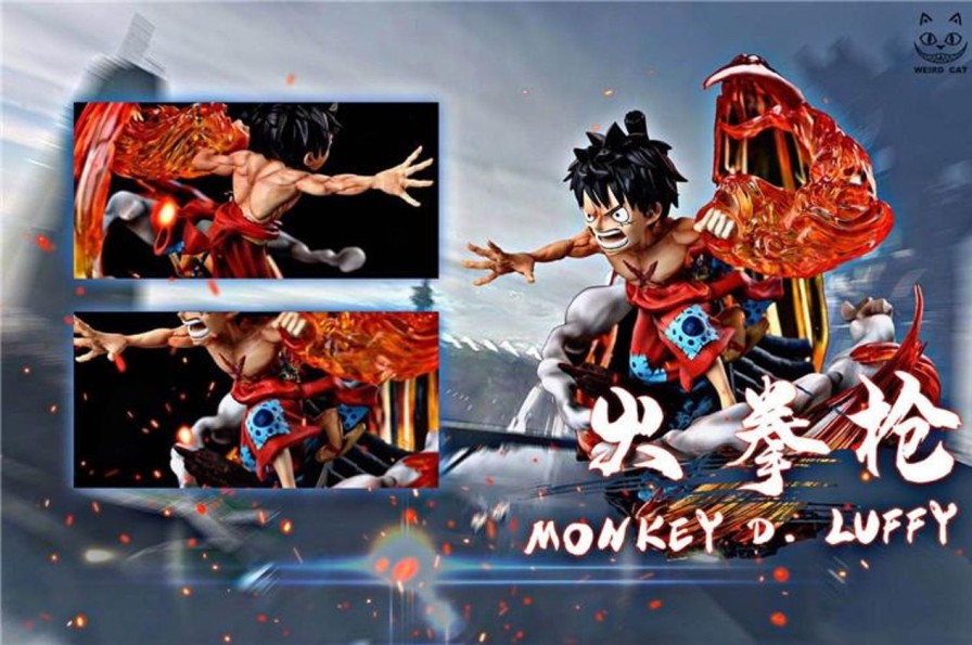 Anime Bizarre Cat Studio One Piece Gk Figures | [Pre-Order] One Piece Gk Figures - Monkey D. Luffy - Wano Country Series #2 Gk1509 | Gk Figure