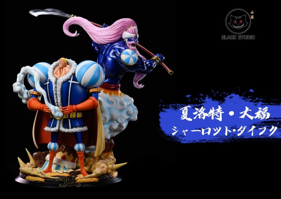 Anime Black Studio  One Piece Gk Figures | [Pre-Order] One Piece Gk Figures - Black Big Mom Pirates Charlotte Daifuku Gk1509 | Gk Figure