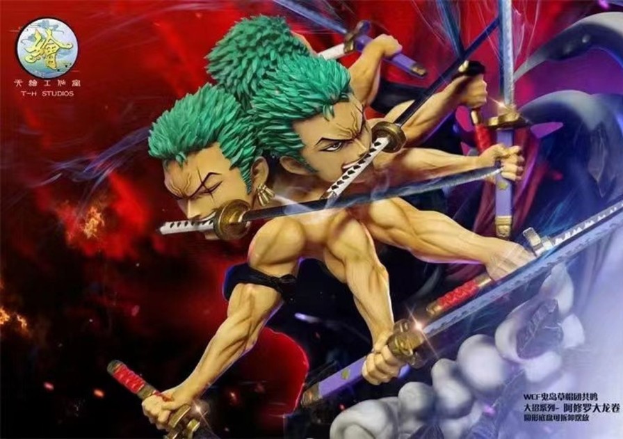 Anime TH Studios One Piece Gk Figures | [Instock] One Piece Gk Figures - Straw Hat Pirates Roronoa Zoro Gk1509 | Gk Figure