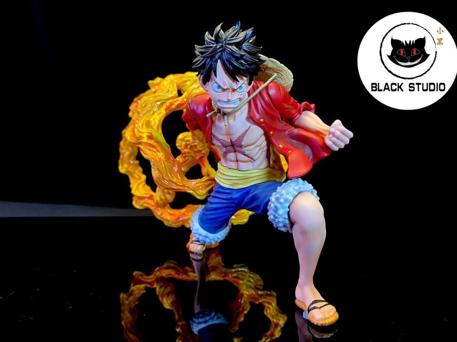 Anime Black Studio One Piece Gk Figures | [Pre-Order] One Piece Gk Figures - Three Brothers Series Luffy Gk1509 | Gk Figure