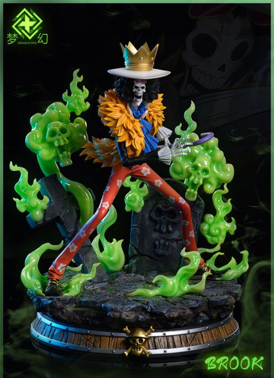 Anime Dream Studio One Piece Gk Figures | [Pre-Order] One Piece Gk Figures - Dream Straw Hat Pirates Brook Gk1509 | Gk Figure