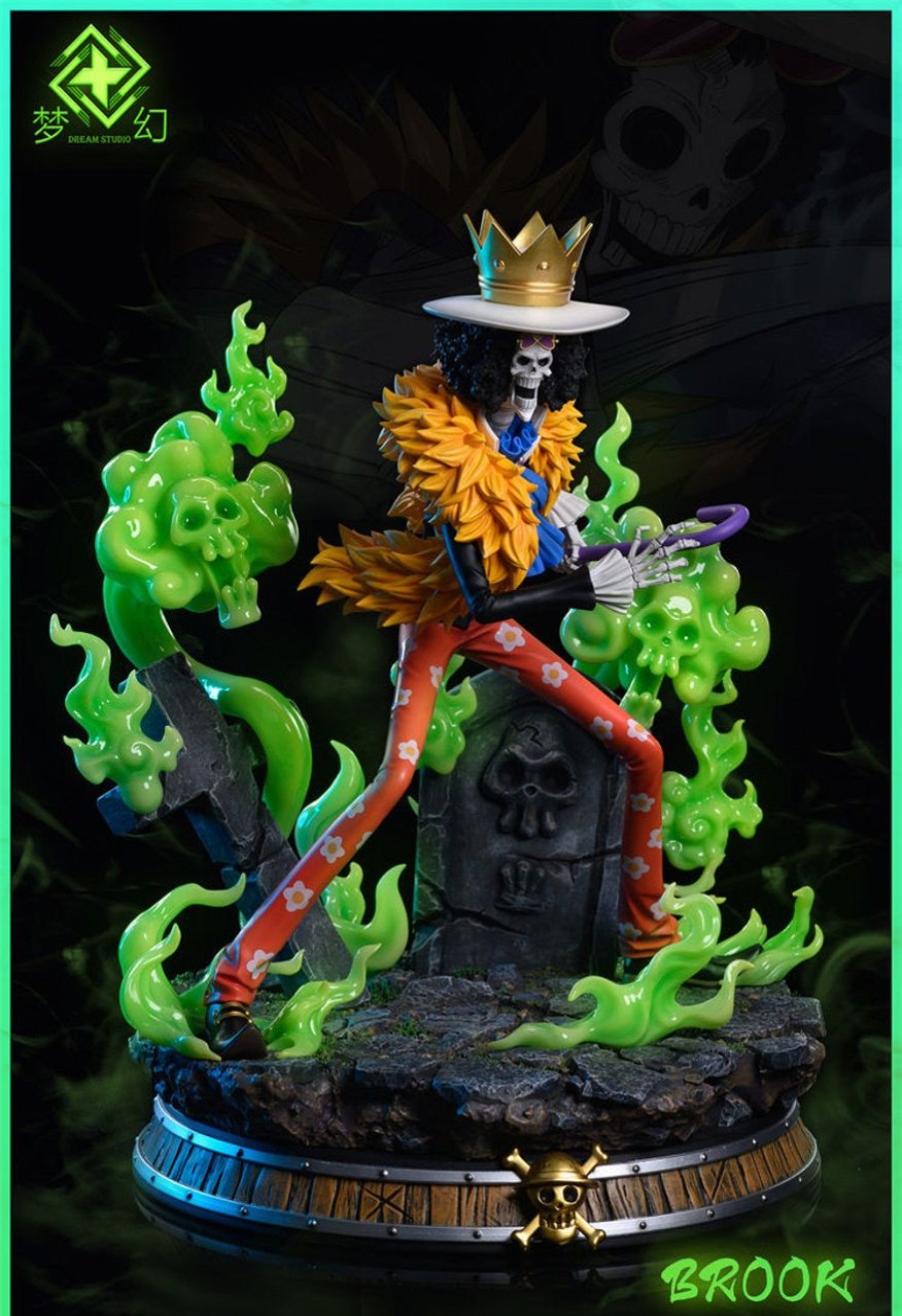 Anime Dream Studio One Piece Gk Figures | [Pre-Order] One Piece Gk Figures - Dream Straw Hat Pirates Brook Gk1509 | Gk Figure