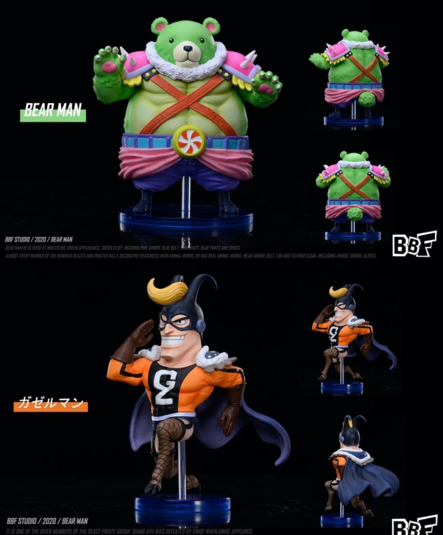 Anime BBF Studio One Piece Gk Figures | [Pre-Order] One Piece Gk Figures - Bearman And Gazelleman Gk1509 | Gk Figure