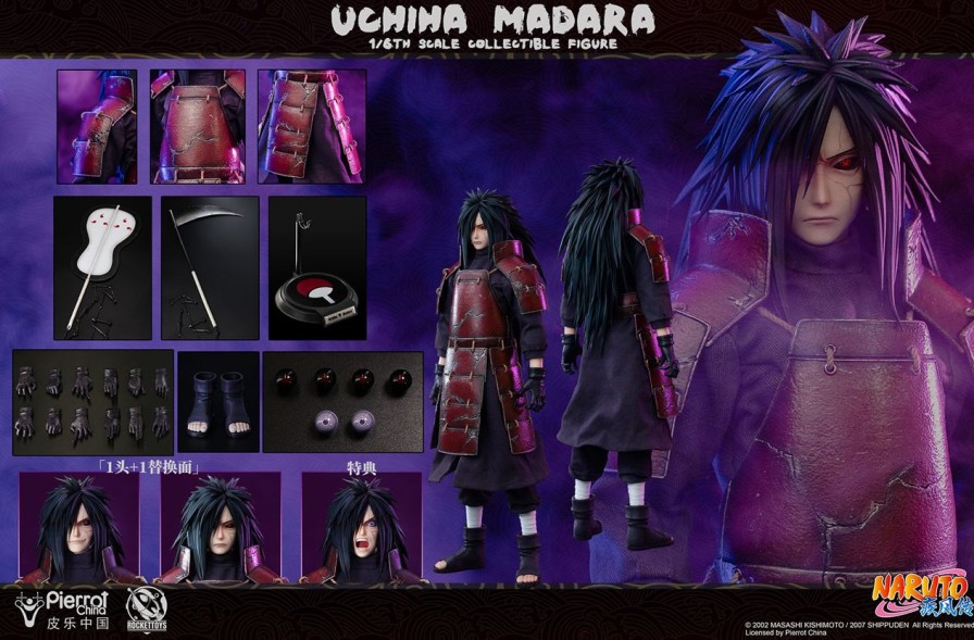 Anime Rocket Toys Naruto Gk Figures | [Pre-Order] Naruto Gk Figures - Shippuden Uchiha Madara (License) Gk1509 | Gk Figure