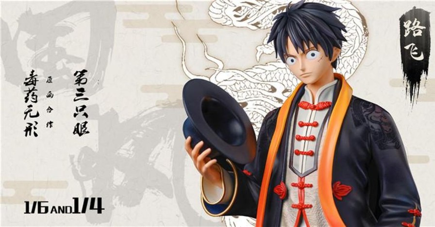 Anime Third Eye Studio One Piece Gk Figures | [Pre-Order] One Piece Gk Figures - Monkey D. Luffy - One Piece Chinese Attire Series #1 Gk1509 | Gk Figure