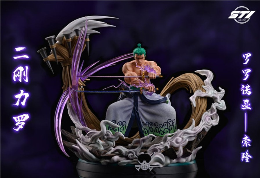 Anime STI Studio One Piece Gk Figures | [Pre-Order] One Piece Gk Figures - Roronoa Zoro Two Gorilla Cut Gk1509 | Gk Figure