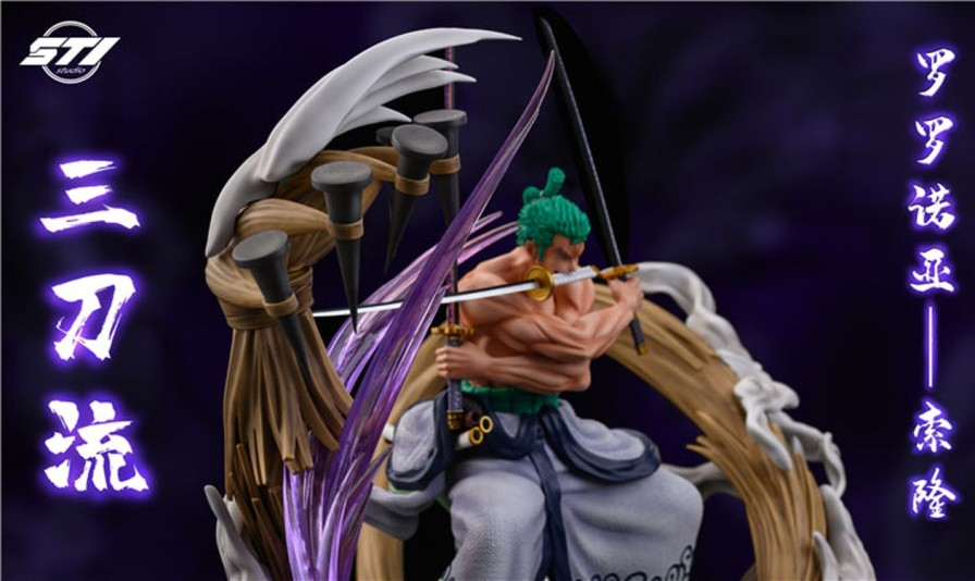 Anime STI Studio One Piece Gk Figures | [Pre-Order] One Piece Gk Figures - Roronoa Zoro Two Gorilla Cut Gk1509 | Gk Figure