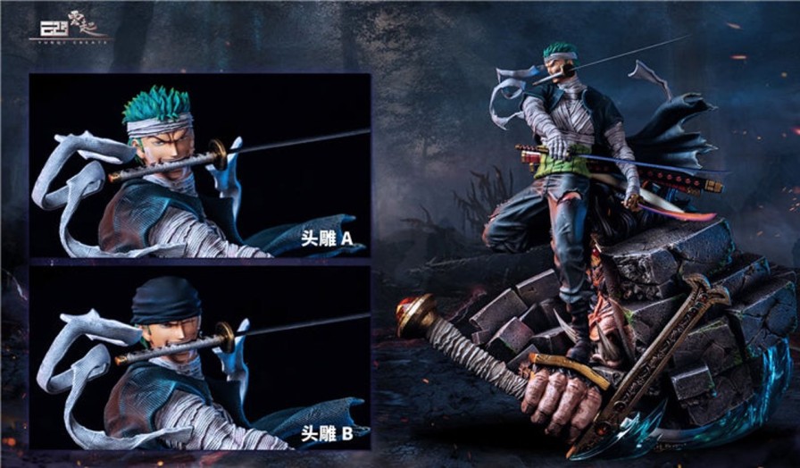 Anime Yun Qi Studio One Piece Gk Figures | [Pre-Order] One Piece Gk Figures - Roronoa Zoro Gk1509 | Gk Figure