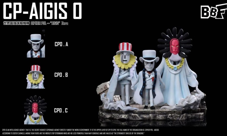 Anime BBF Studio One Piece Gk Figures | [Pre-Order] One Piece Gk Figures - Cipher Pol Aigis Zero Gk1509 | Gk Figure