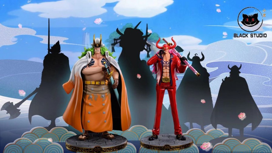 Anime Black Studio One Piece Gk Figures | [Pre-Order] One Piece Gk Figures - Black Tobi Roppo Sasaki And Who'S Who Gk1509 | Gk Figure