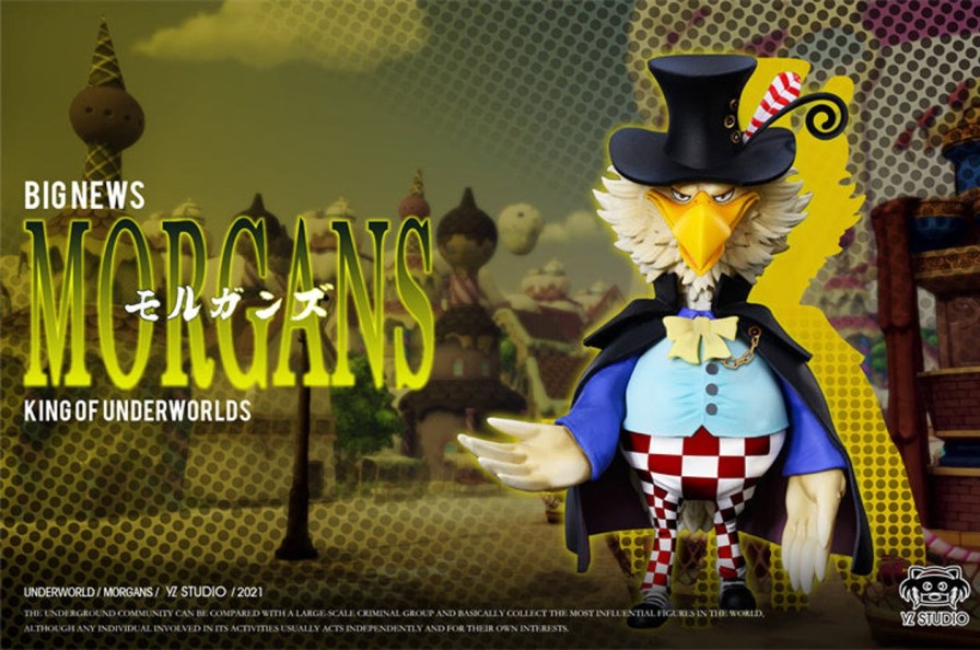 Anime YZ Studio One Piece Gk Figures | [Pre-Order] One Piece Gk Figures - King Of Underworld Series Morgans Gk1509 | Gk Figure