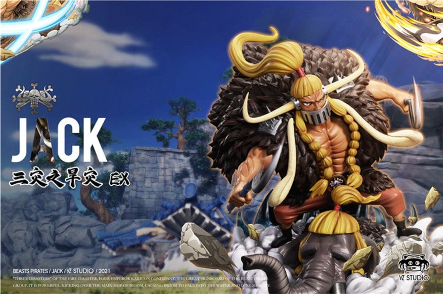 Anime YZ Studio One Piece Gk Figures | [Pre-Order] One Piece Gk Figures - Beasts Pirates Jack Gk1509 | Gk Figure